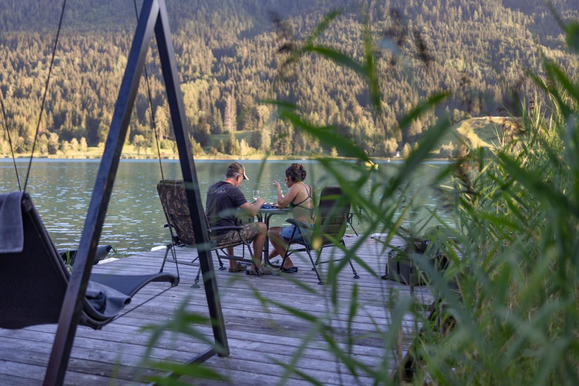 Ferienhof Hoffmann Hotell Weissensee Exteriör bild