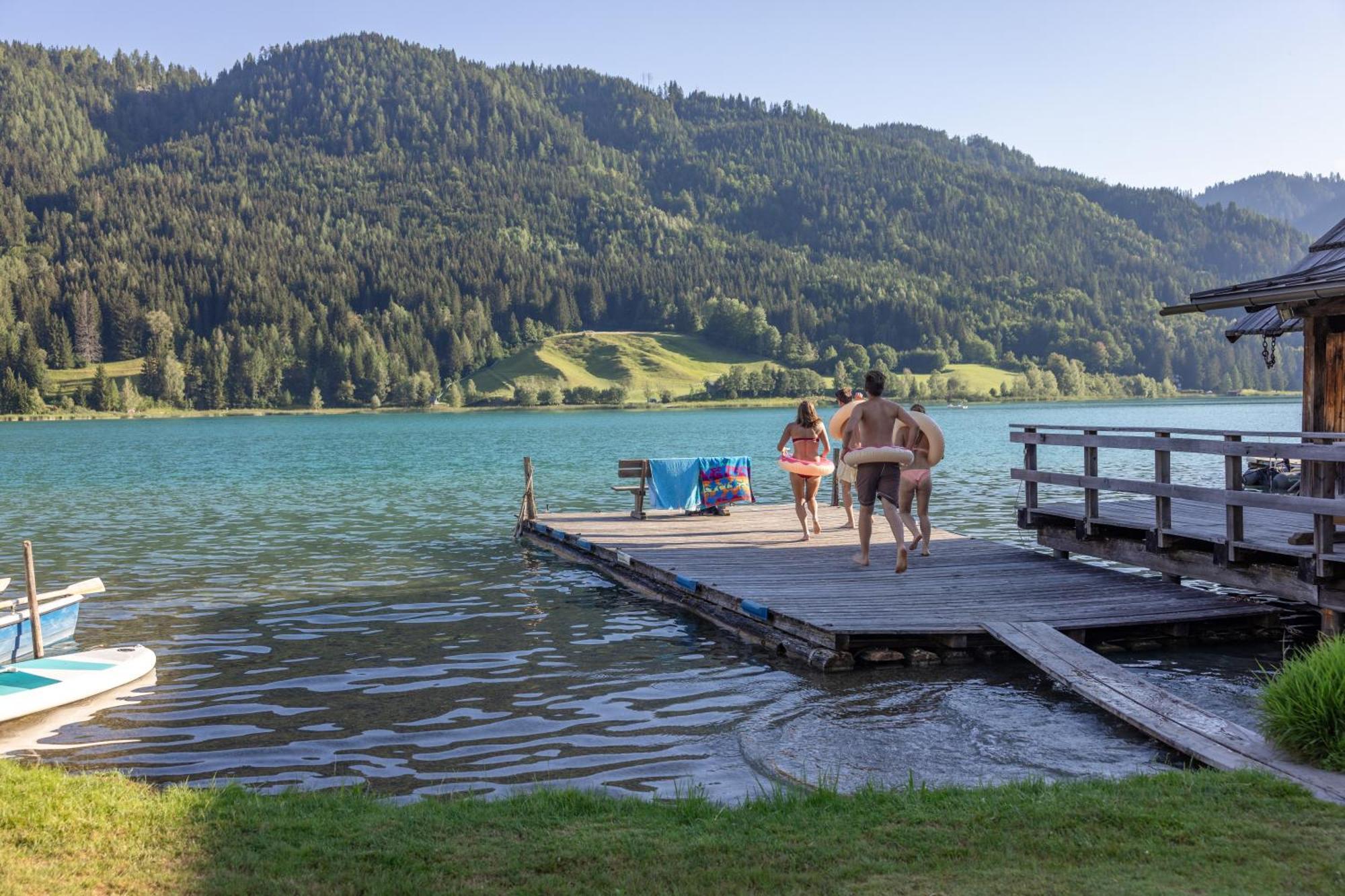 Ferienhof Hoffmann Hotell Weissensee Exteriör bild